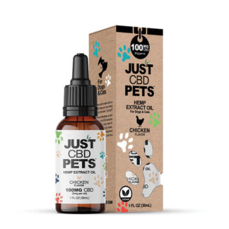 JustCBD Pets Hemp Oil chicken 100mg