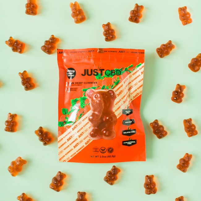 Strawberry Champagne Vegan CBD Gummies 300mg Strawberry Champagne Vegan CBD Gummies 300mg